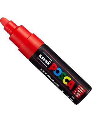 Braventa Collection Pc-7m Boya Marker Sanat Kalemleri - Büyük Kurşun Ucu 4,5-5,5 mm - 15 Renk - 2017 Için Yeni - Kırmızı