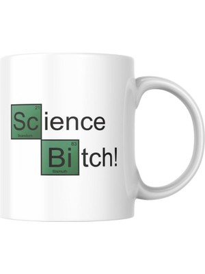 Braventa Collection Science Baskılı Kupa Bardak Hediyelik Çay Kahve Kupası Coffee Mug