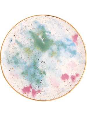 Braventa Collection Cosmos Desen6 Düz Tabak 24 cm