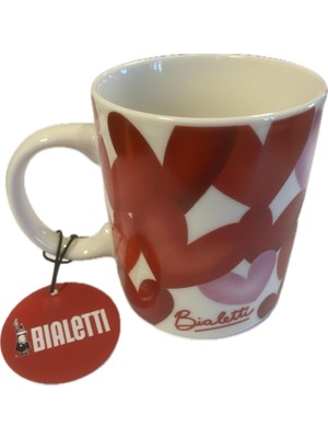 Braventa Collection - Desenli Kahve Kupası (Kırmızı)