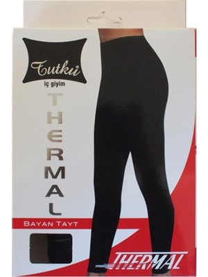 Tutku Poky Kadın Termal Alt Içlik Tayt Tutku Pamuklu-Siyah-M/l