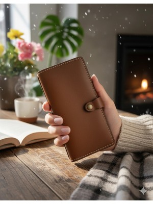 Otohousse Hakiki Deri Kadın Cüzdan Bozuk Para Kartlık ve Kağıt Para Gözlü