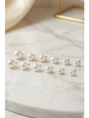 Aurrari 6 Çift Incili Küpe