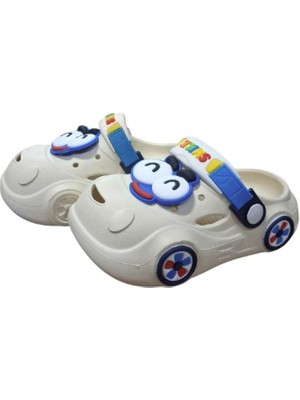 Benitto Kids Calx Unisex Araba Figürlü Kaydırmaz Taban Terlik Sandalet BNT8150