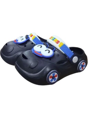 Benitto Kids Calx Unisex Araba Figürlü Kaydırmaz Taban Terlik Sandalet BNT8150
