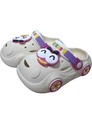 Benitto Kids Calx Unisex Araba Figürlü Kaydırmaz Taban Terlik Sandalet BNT8150