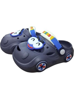 Benitto Kids Calx Unisex Araba Figürlü Kaydırmaz Taban Terlik Sandalet BNT8150