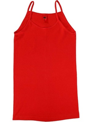 Tutku Kadın Kırmızı Ip Askılı Pamuk Atlet 5 Adet-Kırmızı-Xl/2xl