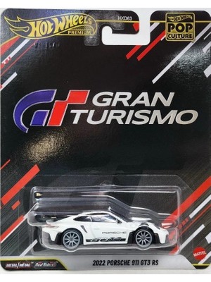 Hot Wheels Premium Pop Culture Gran Turismo 2022 Porsche 911 Gt3 Rs Metal Diecast Araba