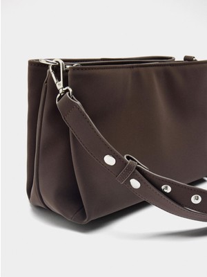 Parfois Kadife Dokulu Omuz Çantası