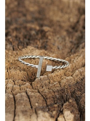 Inure Jewelry Yeni Sezon Geometrik Tasarımlı Erkek Kelepçe Bileklik