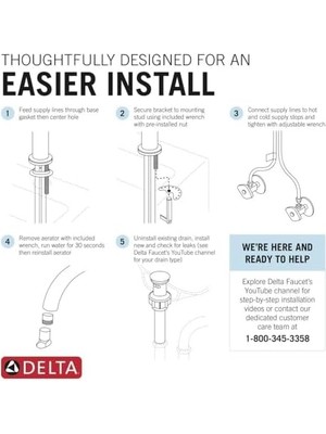 Modern Tek Delikli Banyo Bataryası, Tek Saplı Banyo Bataryası Krom, Banyo Lavabo Bataryası, Tahliye Montajı, Krom 581LF-PP