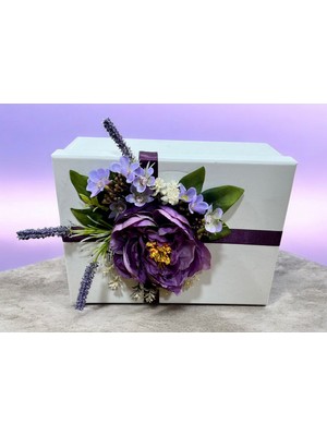 Sedosh Home Vision Çiçekli Dekoratif Hediye Kutusu (27CMX19CM)