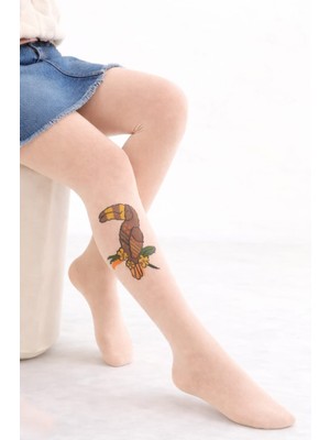 Gigi Giyim Karışık Figürlü Kız Çocuk Külotlu Çorap