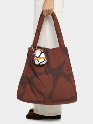 Parfois Charmlı Desenli Teknik Kumaş Shopper Çanta