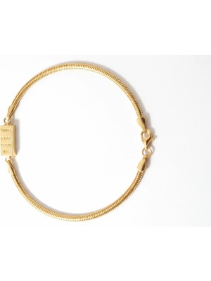 GEBZE TAKI 14 Ayar Külçe Model Bileklik