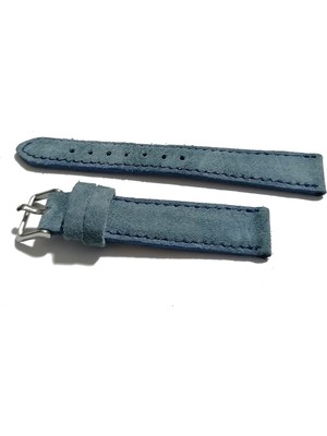 Fado&her Saate Uyumlu  Kadife  Görünümlü  16  mm  Mavi  (  410  )