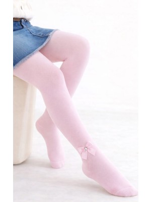 Gigi Giyim Kurdele Desenli Kız Çocuk Külotlu Çorap