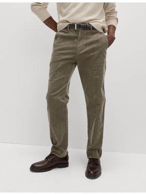 Marks & Spencer Regular Fit Kadife Esnek Chino Pantolon