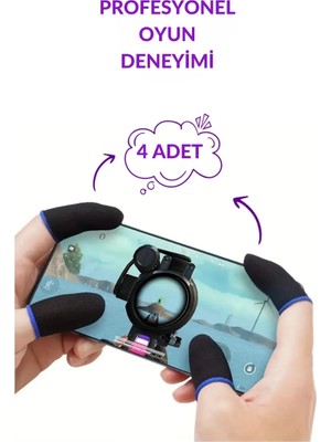 Eco Lounge Pubg Parmaklık Eldiveni Keskin Kontrol ve Konfor Oyun Performansı Arttırır Dayanıklı Oyuncu Tercihi
