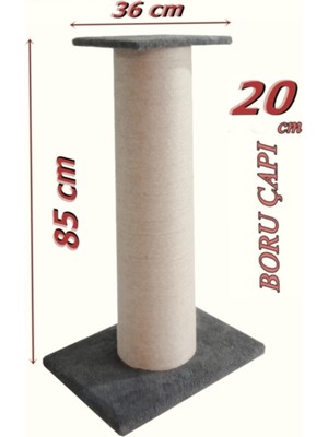 Feyza Design Turkuaz Renkli Pet Dev Tırmalama Taşı, Dayanıklı ve Eğlenceli Tasarım