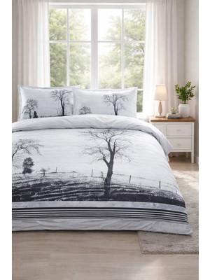 Özdilek Wood Nevresim Takımı Çift Kişilik - Mor