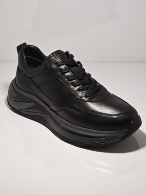 Voyager M534 Siyah Erkek Günlük Deri Comfort Casual Ayakkabı
