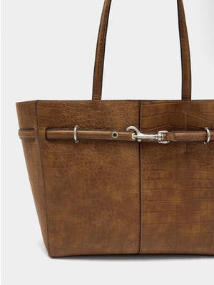 Parfois Desenli Shopper Çanta