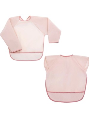 Miniboni Uzun Kol Önlük - Kısa Kol Önlük Seti - Pink