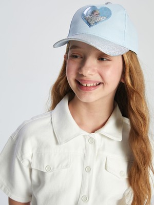 Lc Waikiki Yeni Sezon Frozen Baskılı Kız Çocuk Kep Şapka