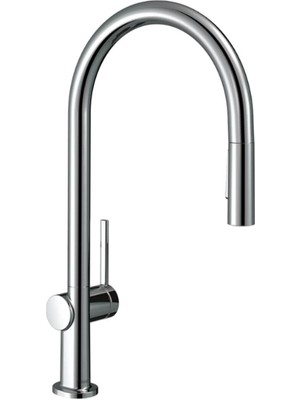 Hansgrohe Talis M54 Tek Kollu Eviye Bataryası 210, Çekilebilir El Duşu, 2jet Krom