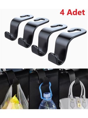Akıllı Durak 4  Adet Araba Koltuk Arkası Askı