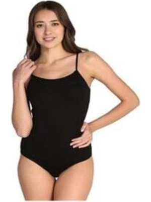 Tutku Ip Askılı Kancalı Çıtçıtlı Bady 6'lı-Siyah-2xl