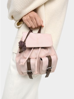 Parfois Charmlı Mini Teknik Kumaş Sırt Çantası