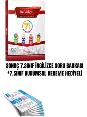 Sonuç Yayınları Sonuç 7.sınıf Ingilizce Soru Bankası *7.sınıf Kurumsal Deneme Hediyeli