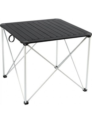 Funky Chairs Titanium Katlanabilir Çantalı Alüminyum Kamp ve Piknik Masası 68*68*58 - Siyah