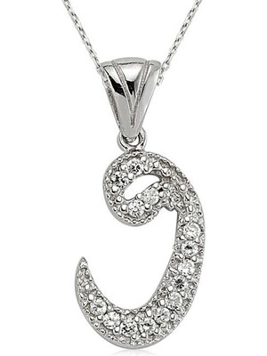 Akıllı Durak 925 Ayar Gümüş Vav Kadın Gümüş Kolye PT0470001 (491)