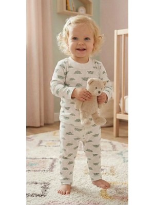 Ruhaay Çocuk Pamuk Baskılı Alt Üstü Takım 1-3 Yaş