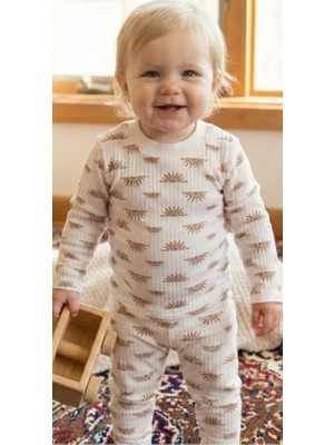 Ruhaay Çocuk Pamuk Baskılı Alt Üstü Takım 1-3 Yaş