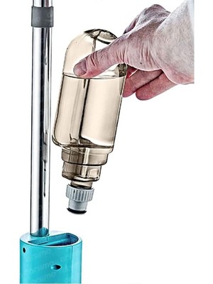 Skygo 360 Derece Dönebilen Sprey Mop Paspas Seti | Mikrofiber Püskürtmeli Sprey Mop Temizlik Seti