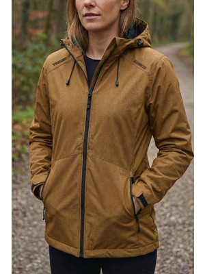 Ghassy Co.kadın Rüzgarlık/yağmurluk Omuz Detaylı Mevsimlik Taş Spor Ceket