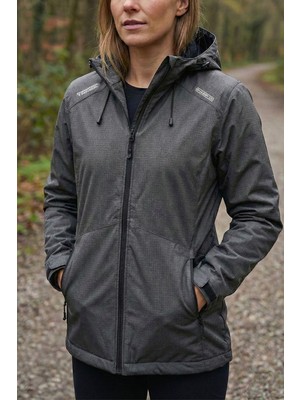 Ghassy Co.kadın Rüzgarlık/yağmurluk Omuz Detaylı Mevsimlik Taş Spor Ceket