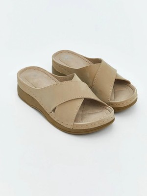 LC Waikiki Süet Görünümlü Kadın Terlik  (S6)