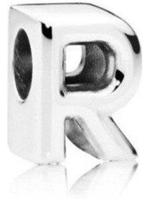 Kumi Bileklik Ve Kolye Için Harf Gümüş Kaplama Charm