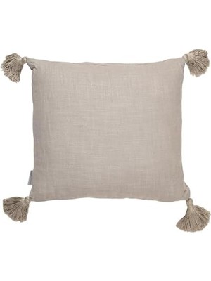 Skygo Alba Kırlent Püsküllü Krem 45X45