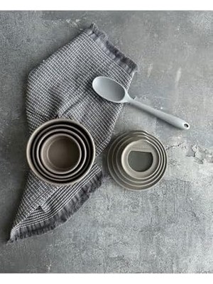 Skygo One 4'lü Seramik Saklama Kabı Seti Gri