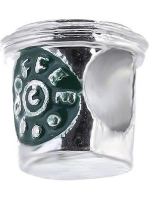 Kumi Bileklik Ve Kolye Için Star Coffe Gümüş Kaplama Charm