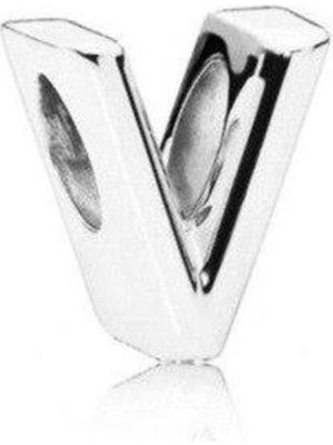 Kumi Bileklik ve Kolye İçin Harf Gümüş Kaplama Charm