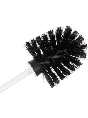 Skygo Lima Tuvalet Fırçası, Krom Dekorlu, Beyaz