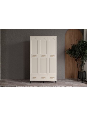 Doressa Hima Moon 3 Kapılı Gardırop